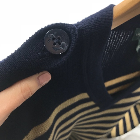 Ralph Lauren | Metallic Striped Sweater - Picture 7 of 8